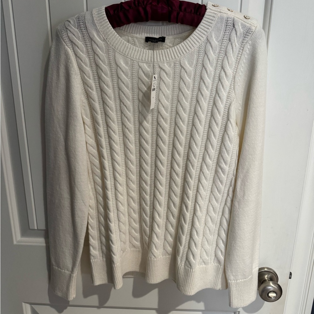 Tables Women's Cream colored  Cable Knit Sweater